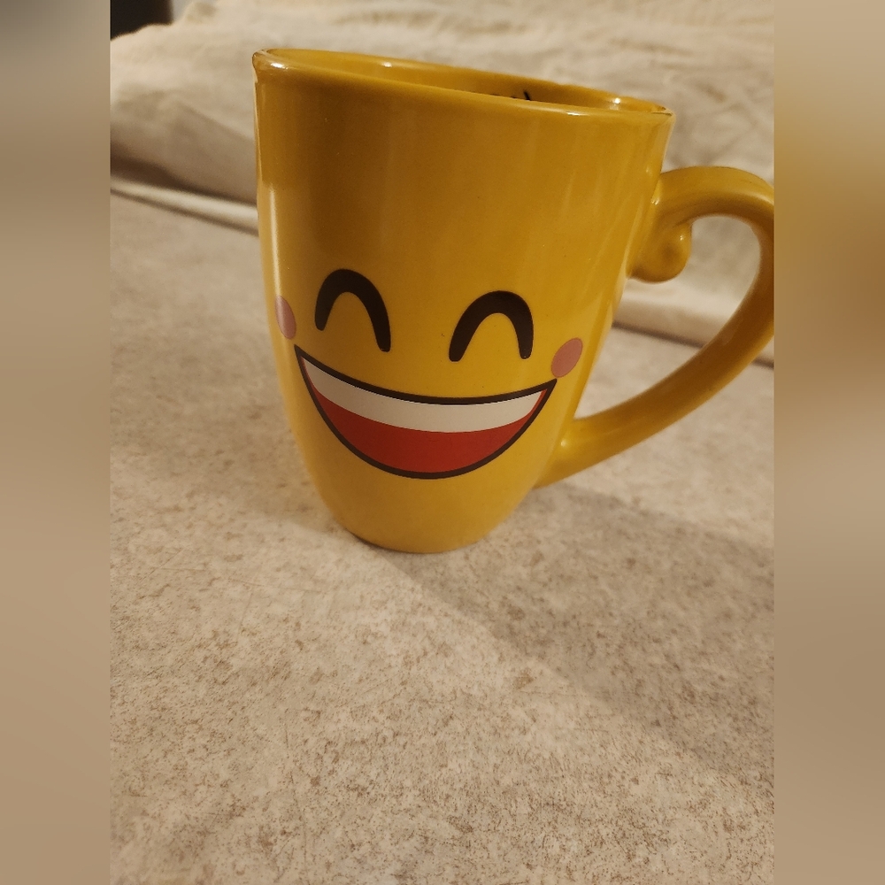 Yellow Smiley Face Mug